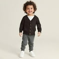 thumbnail image 2 of REDARER Classic Button Front Cardigan Knit Sweater for Girls and Boys Comfortable Open Front Coat for Kids,Kids Clothing,Size:5-6 Years, 2 of 7