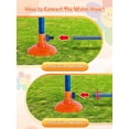 thumbnail image 6 of Vatos Kids Water Sprinkler Toy, Rainbow Splash Yard Sprinkler with Wiggle Tubes and Spray Nozzles, Outdoor Summer Water Toy for Backyard Lawn Play, Boys and Girls Ages 3-8, 6 of 7