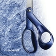 thumbnail image 3 of Fiskars Explore 8" Fabric/Craft Scissors, Blue Expanse, 3 of 5