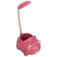 thumbnail image 3 of Lámpara de lectura plegable para el cuidado de los ojos con carga USB Lámpara de escritorio LED rosa giratoria de 360°, 3 of 8