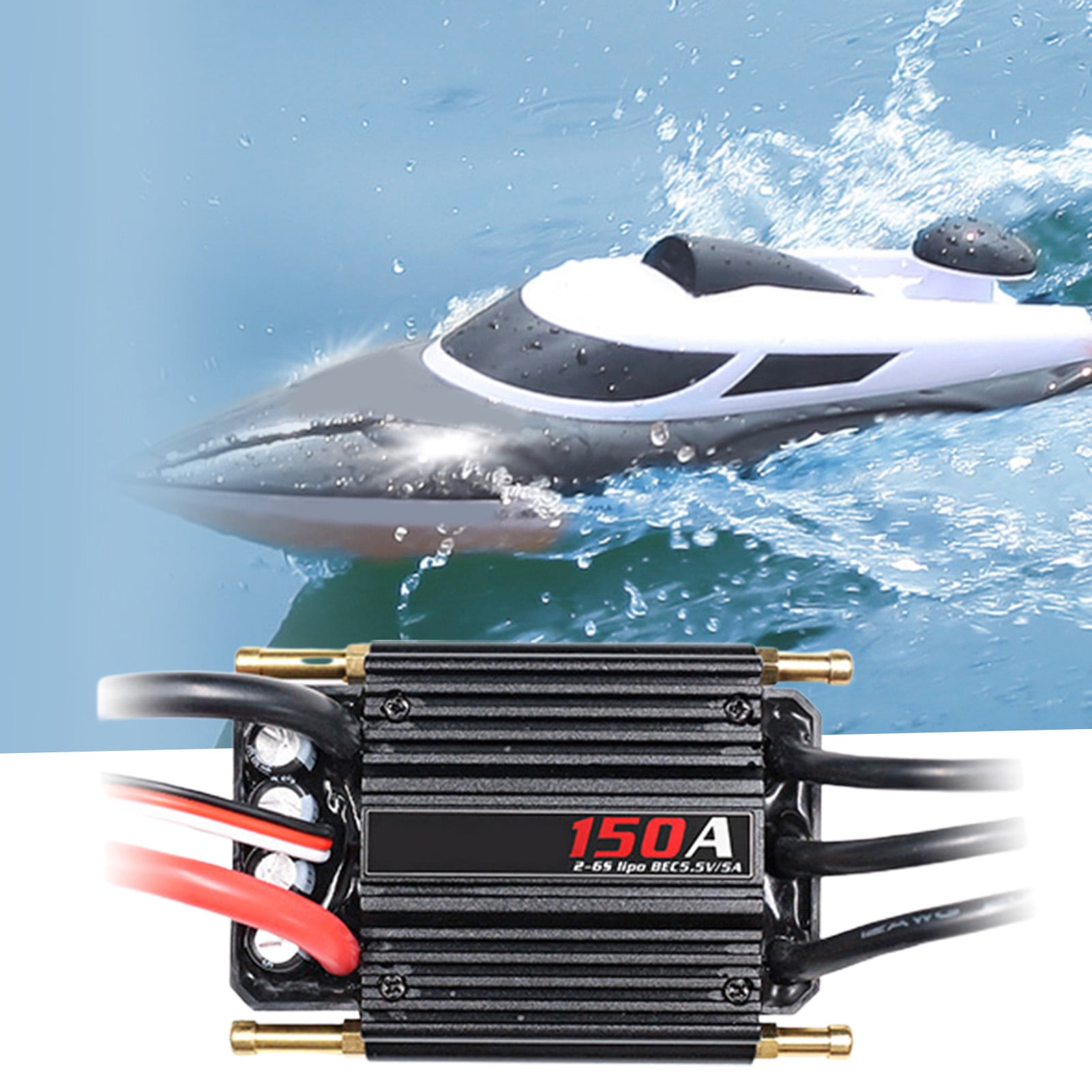 Waterproof RC Boat ESC with Overheating Protection Universal 150A
