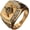 gold black, variant on Men's Cubic Zirconia Masonic Freemason Gold Plated Stainless Steel Rings