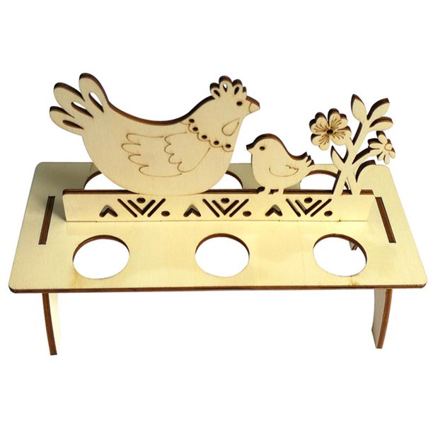 Estantes Creativos De Madera Para Huevos De Pascua, Adorno De Fiesta, Soporte Para Huevos, Patrón De Pascua, Soporte Para Huevos Diy, Decoración, Estantes Para Huevos De Pascua Minnieouse HA026888-02