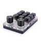 thumbnail image 5 of Teclado macro compatible con Bluetooth Teclado mecánico de 9 teclas y 2 perillas (negro) Ehuebsd  Para estrenar, 5 of 9