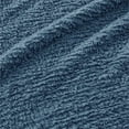 thumbnail image 4 of Pemberly Row Modern / Contemporary Velvet Binding Blanket in Blue, 4 of 6