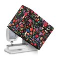 thumbnail image 2 of HELLHERO Sewing Machine Sleeve Covers Tote Handle and Pocket Simple Easy to Replacement, Mushroom and Floral, 2 of 8