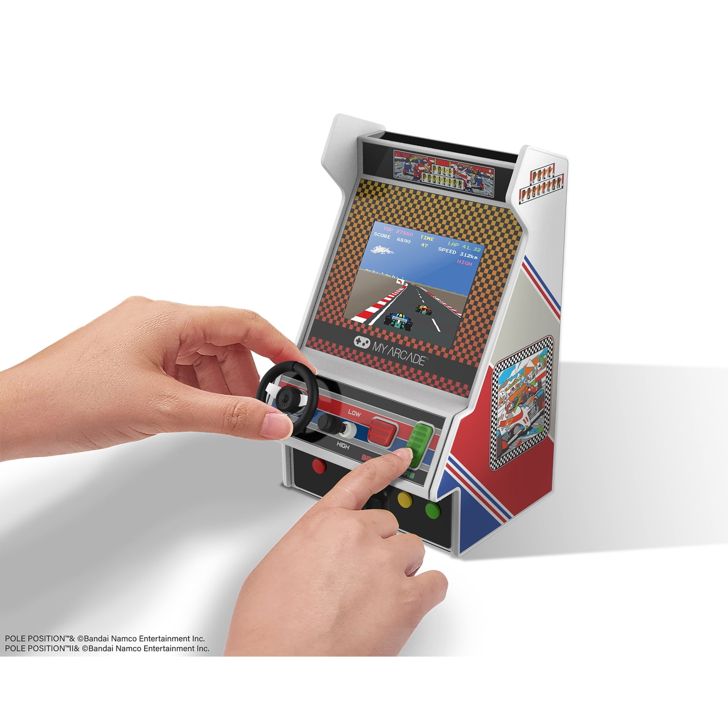 My Arcade Pole Position Racing Micro Player Portable Retro Arcade