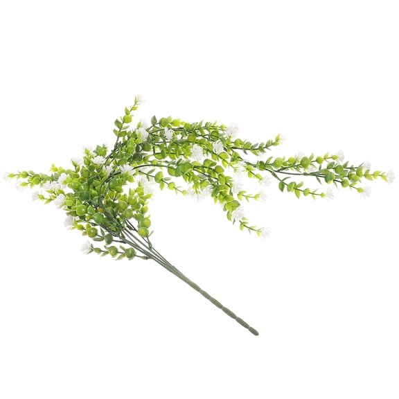 MLINS White Artificial Vine for Decor Use and Reusable Plastic with Iron Wire 70 Characters