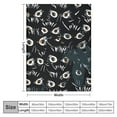 thumbnail image 4 of BCIIG Black Cat Blanket Cute Cartoon Cats Silhouettes Animal Throw Blankets Gifts for Kids Adults Lightweight Soft Fleece Cozy for Sofa Couch Bed Room Travel Valentines Day Decor   40x50in, 4 of 6