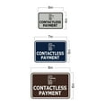 thumbnail image 5 of Signs ByLITA Classic Framed Contactless Payment Sign (Navy Blue / White) - Medium, 5 of 6