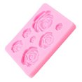 thumbnail image 1 of Molde de Pastel de Silicona Rosa 3D Baoblaze Herramienta de Decoración DIY, 1 of 7