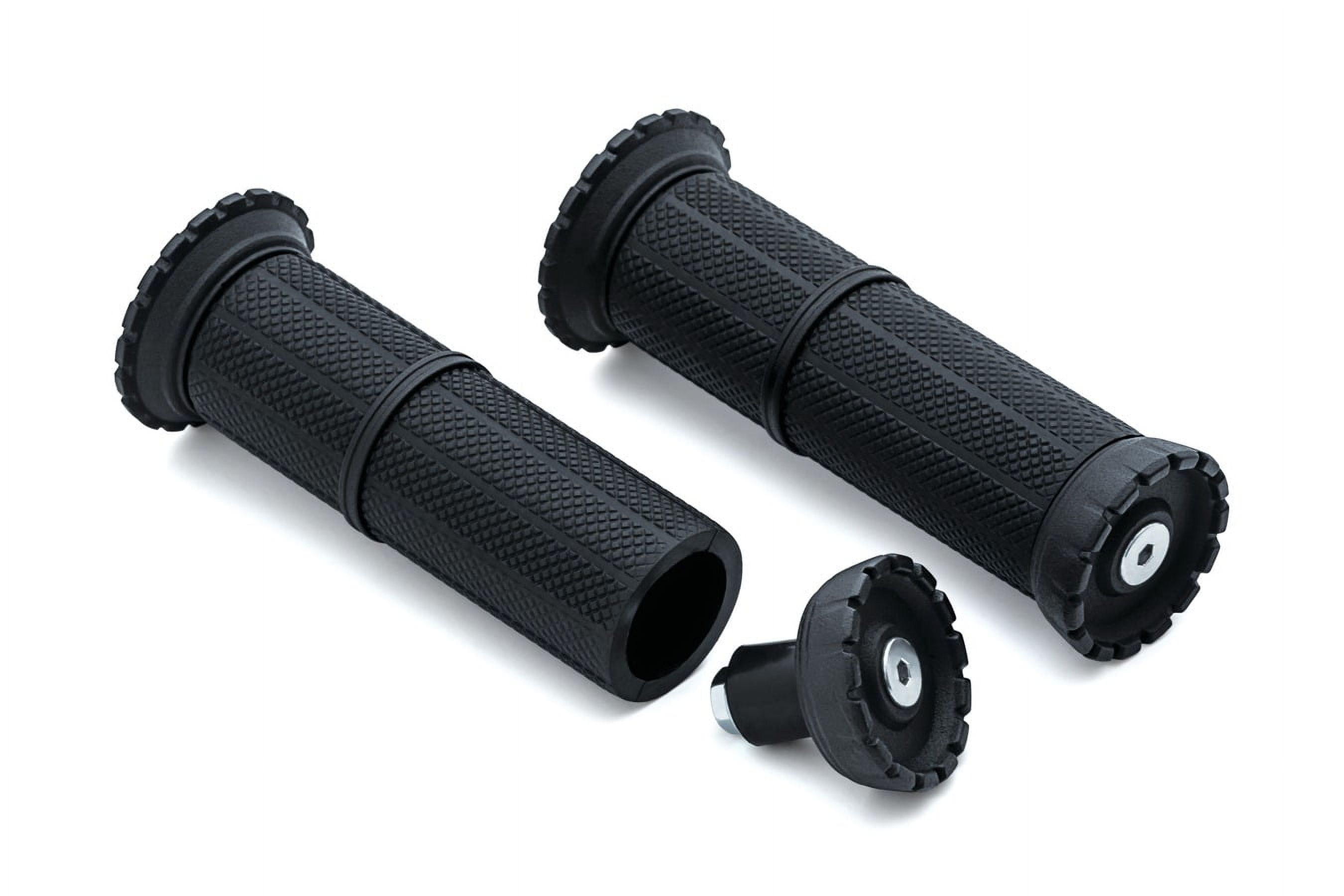 Kuryakyn 6781 ISO Grips For Harley-Davidson Motorcycles - Gloss Black Heated Grip Covers, 1 Pair - View #12