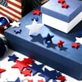 thumbnail image 2 of Wood Stars Decorations 4th of July Wooden for Crafts Red White Blue Independence Day Patriotic Star Ornaments Shaped Cutouts Tiered Tray Decor Labor Memorial (120 Pcs, 0.4, 0.8, 1.2 Inch), 2 of 8