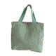 thumbnail image 2 of Práctica bolsa de compras de pana: bolsa de mano compacta y colorida para estudiantes, ideal para Verde, 2 of 8