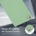thumbnail image 7 of Dteck Case for iPad Air 11 Inch (2024)/iPad Air 5th 4th Generation 10.9 Inch, Skin-Friendly Durable Silicone Protective Cover,Slim and Protable,Matcha Green, 7 of 7