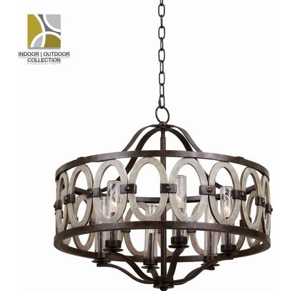 Belmont 28 Outdoor Pendant Light-Florence Gold