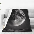 thumbnail image 3 of Moon Blanket Throw Kids Full Moon Blanket for Boys Girls Moon Phases Blanket Space Blanket Fleece Throw Blanket Moon Gifts College Dorm Blanket Sofa Couch Living Room Bed Camping Travel 60"x80", 3 of 6