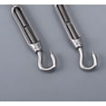 thumbnail image 2 of 10 Pcs M4 Turnbuckles Alele Acier Inoxydable 304 Réglable Turnbuckle (Hook & Hook), 2 of 5