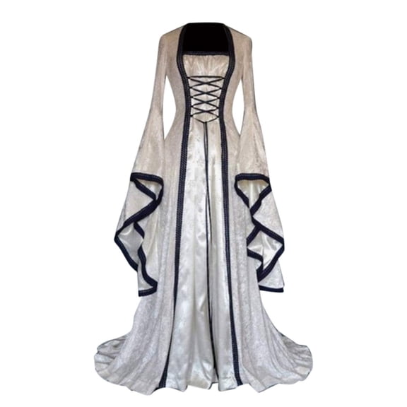 Women's Medieval Costume, Vintage Costume Renaissance Long Dress for Stage Performance, Elegant Gothic Gown for Halloween Party, Theater, Cosplay and Themed Events