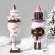 thumbnail image 5 of Marionetas de cascanueces navideños de 25 cm, muñeco de rey, pastel de helado, artesanías de madera, regalo de cumpleaños bonito para niños, decoración de fiesta de Papá Noel, 5 of 5