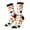 3 Black, variant on Autumn Pumpkins Fall Leaves Print Adult Socks for Men & Women,Calf Socks, Ankle Socks,Boots Socks,Breathable Casual Sock,Unisex Crew Socks