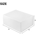 thumbnail image 2 of White Gift Box,9" X 7" X 4" with Lids for Presents Magnetic Closure Gift Packaging for Christmas, Halloween, Birthday and Various Holidays (White), 2 of 6