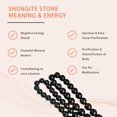 thumbnail image 4 of Generic Natural Premium Shungite Stone Round Beads 4mm 94 pcs for Making Jewelry - Black Crystal Loose Beads - Energy Healing Crystal for Making Bracelet (4mm/94beads), 4 of 6