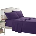 thumbnail image 2 of Microfiber Bedding Suit -4-piece Solid Color Suit, 1 Sheet And 2 Pillowcases, 2 of 3