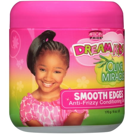 (2 Pack) African Pride® Dream Kids® Olive Miracle® Smooth Edges Hair Gel 6 oz.