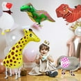 thumbnail image 4 of 5 animal walking balloons - giraffe + dinosaur + elephant + tiger + duck, 4 of 7