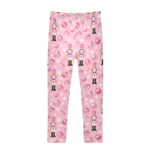 joogoo Girls' Leggings Christmas Ball Nutcracker Yoga Pants 6T