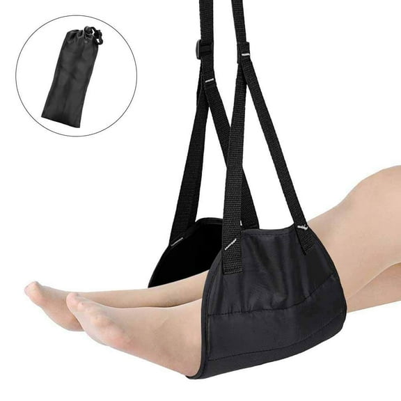 DESIN - Airplane Footrest Made with Premium Memory Foam - Airplane Travel Accessories - Tested and Proven to Prevent Swelling and Soreness - Provides Relaxation and Comfort-1PACK