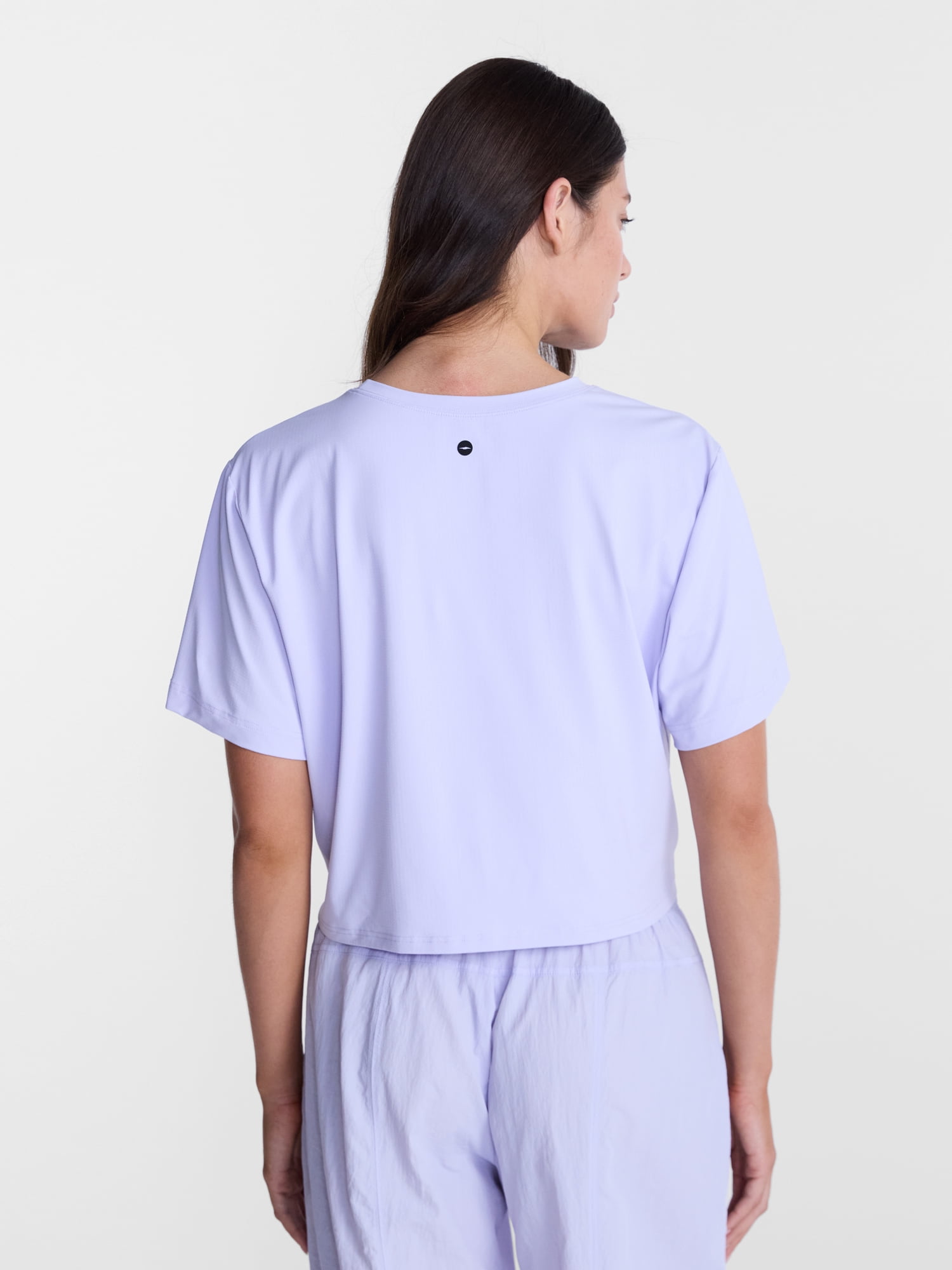 Avia Women's Cropped Boxy Tee with Short Sleeves, Sizes XS-XXXL