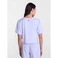 thumbnail image 4 of Avia Women's Cropped Boxy Tee with Short Sleeves, Sizes XS-XXXL, 4 of 6