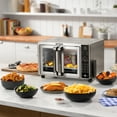 thumbnail image 4 of Gourmia 6-Slice Digital Toaster Oven Air Fryer, with 18 One-Touch Presets & Temp Probe, Stainless Steel, 4 of 11