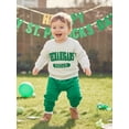 thumbnail image 4 of BemeyourBBs Toddler Baby Boys Girls St Patricks Day Outfits Long Sleeve Embroidery Letters Sweatshirt with Jogger Pants Cute Infant Clothes, 4 of 9