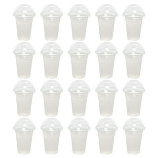 hard reusable BubbLe Tea cup disposable plastic milk tea boba cup for party  with disposable lid and straw verrine glasses goblet