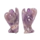 thumbnail image 5 of Estatuilla de ángel de cristal sintético tallada paz curación bolsillo ángel estatua piedra para meditación en el hogar púrpura, 5 of 5