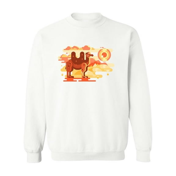 Camel In Desert  Sweatshirt Men -Image by Shutterstock, Male Small
