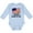 AE-Light Blue, variant on Inktastic Military Daddy Always My Hero Boys or Girls Long Sleeve Baby Bodysuit