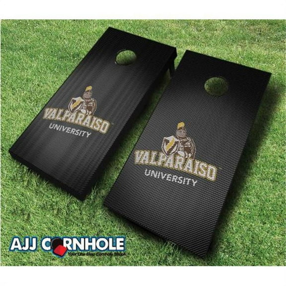 AJJCornhole 110-ValparaisoSlanted Valparaiso Crusaders Slanted Theme Cornhole Set with Bags - 8 x 24 x 48 in.