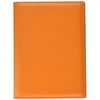 Budd Leather US 383-28 Petite Leather Bound Refillable Journal, Orange