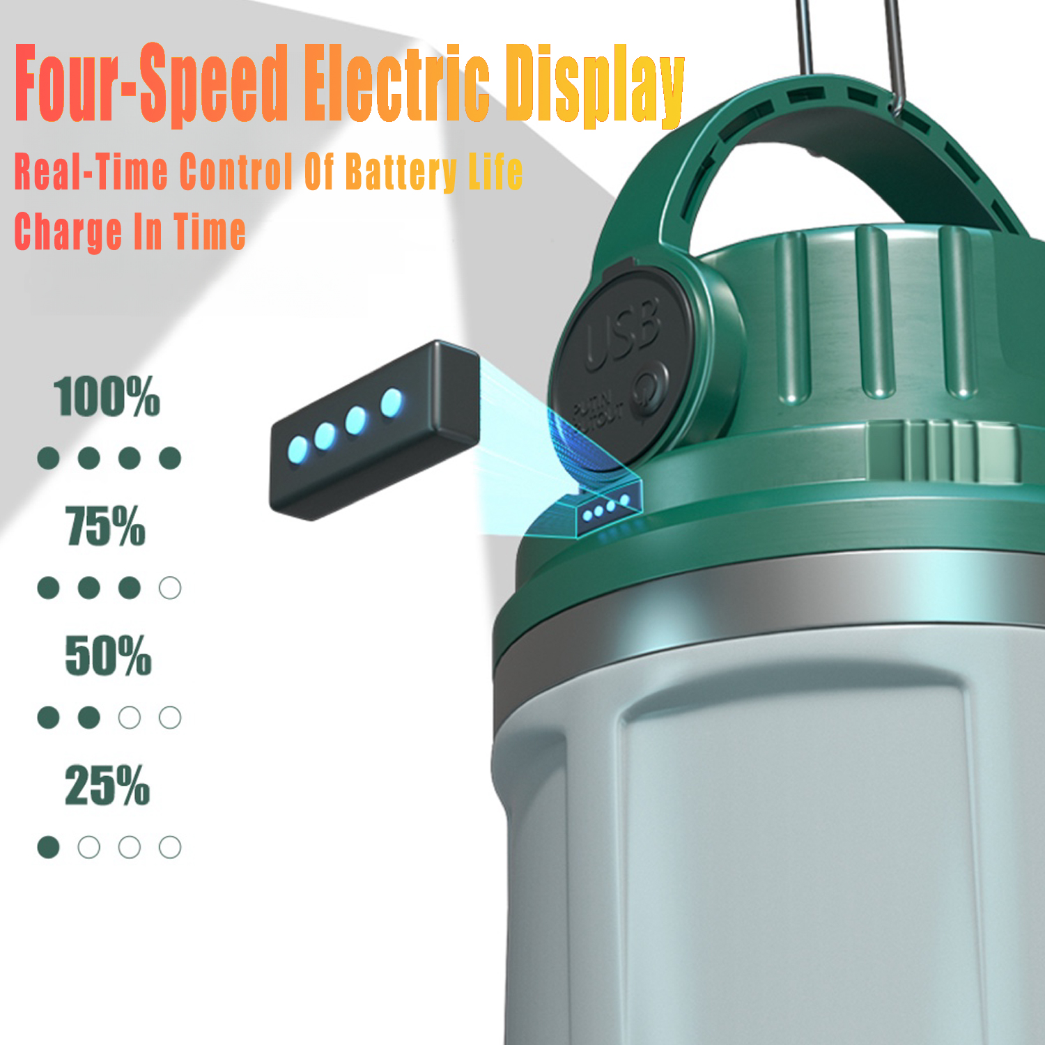 DKTIOP Solar Camping Lantern, Rechargeable Portable Tent LED Lights , Emergency Solar Lantern Lamp for Night Fishing, Hiking
