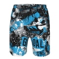 thumbnail image 4 of Kll Football Time Men'S Casual Summer Beach Shorts Hawaiian Shorts With Pockets-Xx-Large, 4 of 9