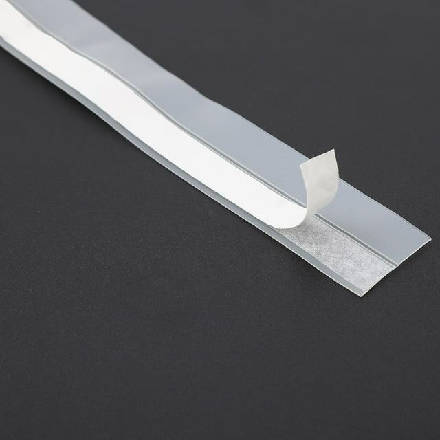 KSTE 5M 25mm Self-adhesive Door Window Sound Insulation Dust Prevent Sealing Strip (Semitransparent)