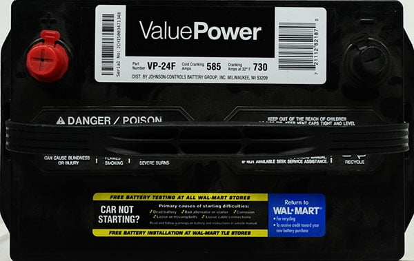 value power battery walmart