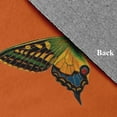 thumbnail image 2 of 24" 36" Simply Daisy Colorful Butterfly Swallowtail Novelty Chenille Area Rug, Perfect Orange, 2 of 4