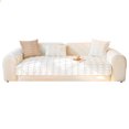 thumbnail image 4 of Cojín de sofá de terciopelo, cojín de asiento de felpa de invierno, funda especial de sofá de cuero, toalla de tela, 4 of 5