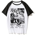 thumbnail image 2 of Camisetas Maneskin para mujer, ropa de calle harajuku con gráfico, ropa de diseñador japonés para chica, 2 of 5