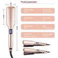 thumbnail image 4 of Flat Iron Hair Straightener, Ceramic Infrared Flat Iron with PTC Heating & 14 Temperature Settings, Professional Hair Straightener for Straightening, Suit All Hair Types, Anti-Frizz Styling Tools, 4 of 8